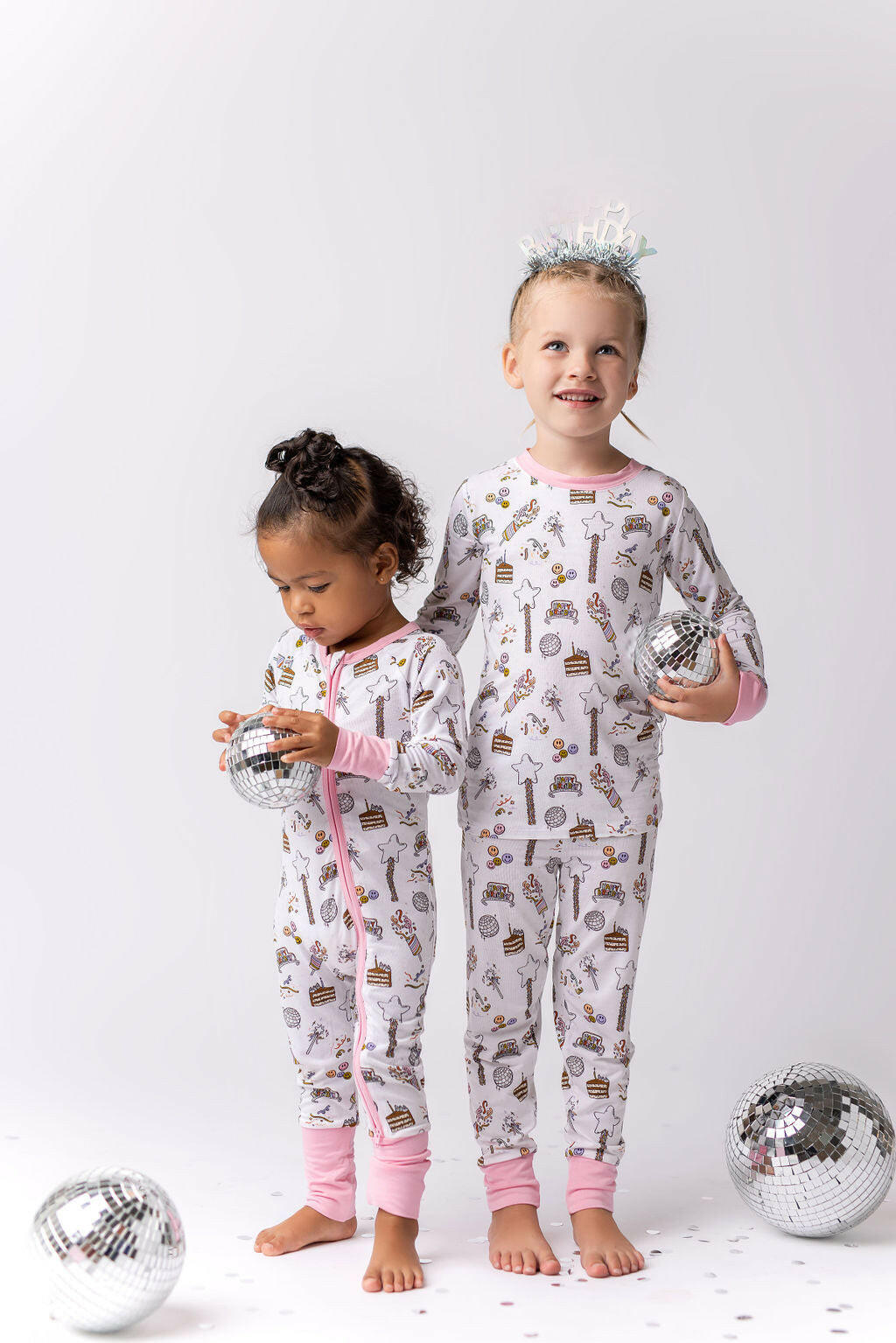 Pink It's Your Birthday Zipper Romper Baby & Toddler In my Jammers
