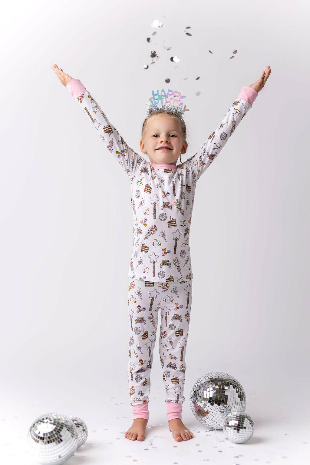 Pink It's Your Birthday Two Piece Set Baby & Toddler In my Jammers