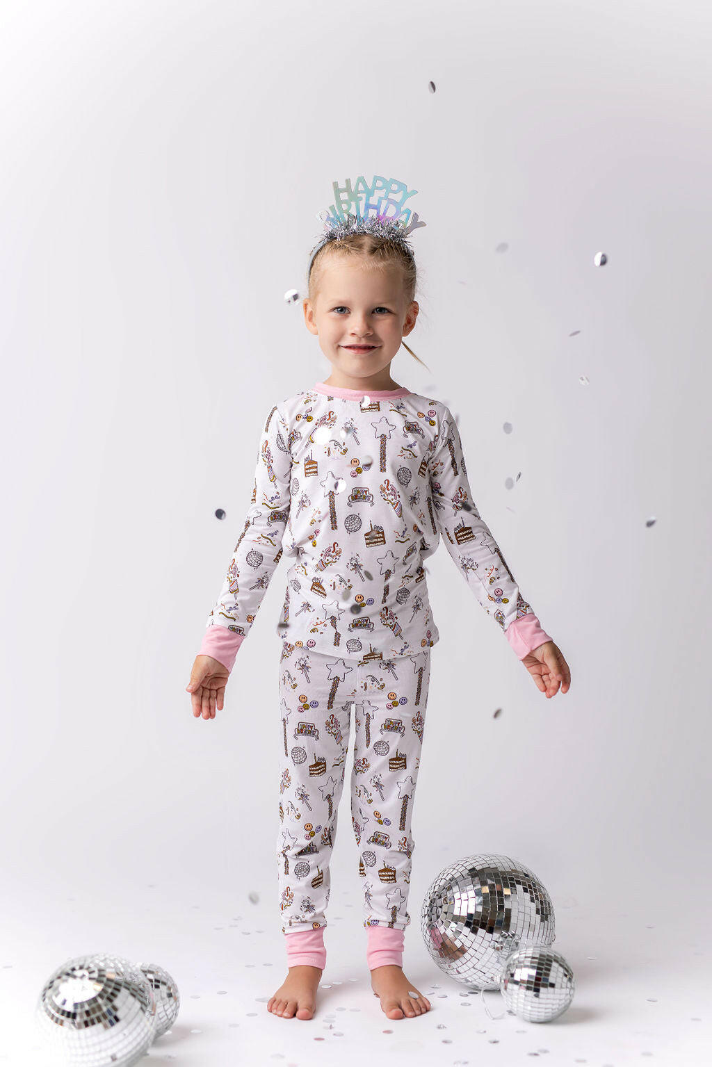 Pink It's Your Birthday Two Piece Set Baby & Toddler In my Jammers
