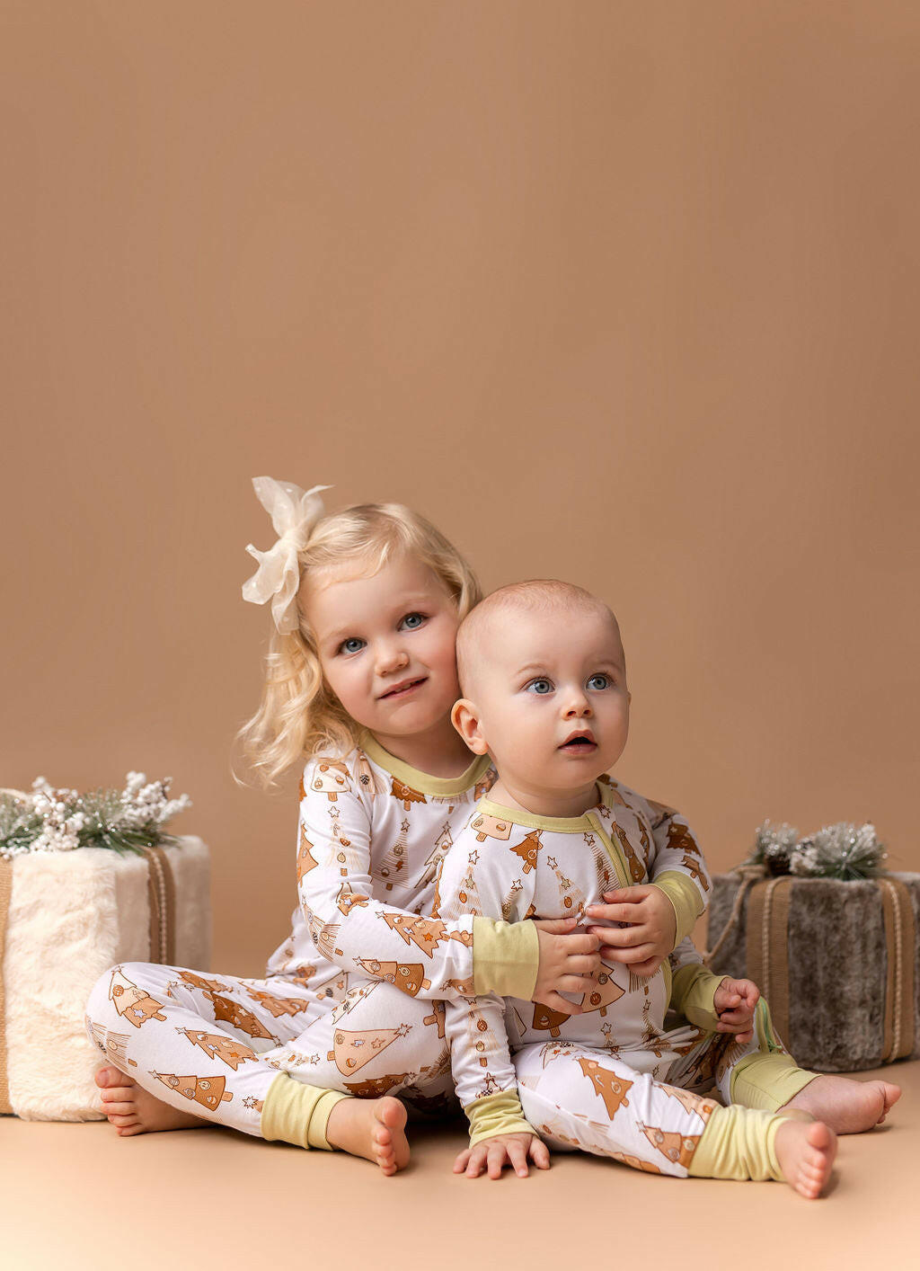 Retro Christmas Zipper Romper Baby & Toddler In my Jammers