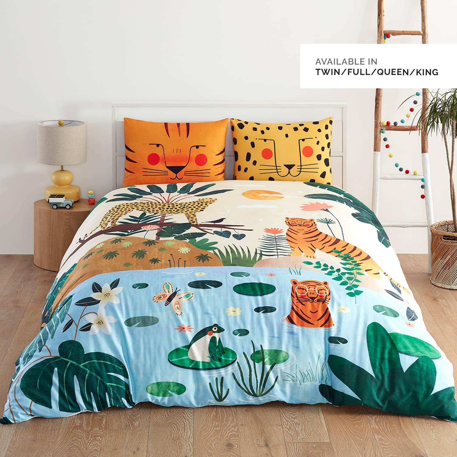 In The Jungle Duvet & Pillowcase Big Kid Bedding Rookie Humans Queen/Full