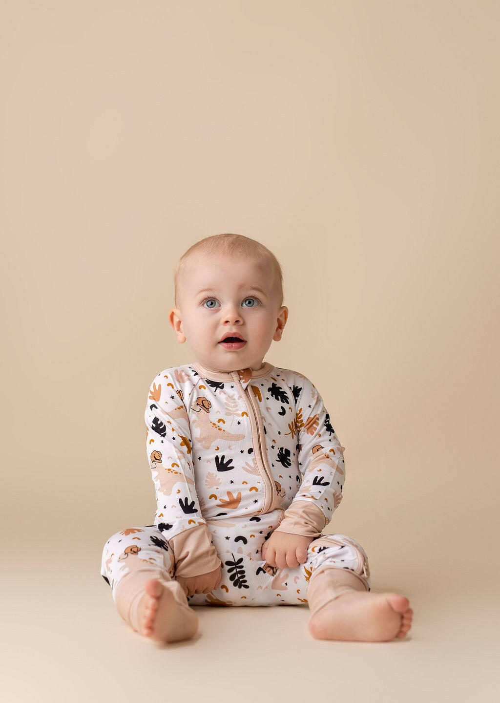 Dino Dude Zipper Romper Baby & Toddler In my Jammers
