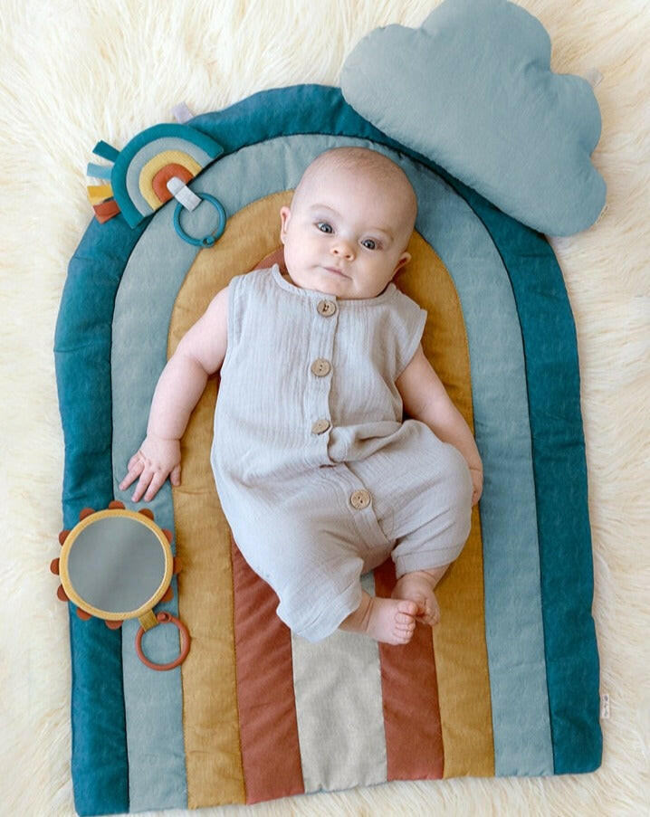NEW Ritzy Tummy Time™ Rainbow Play Mat Baby Essentials Itzy Ritzy