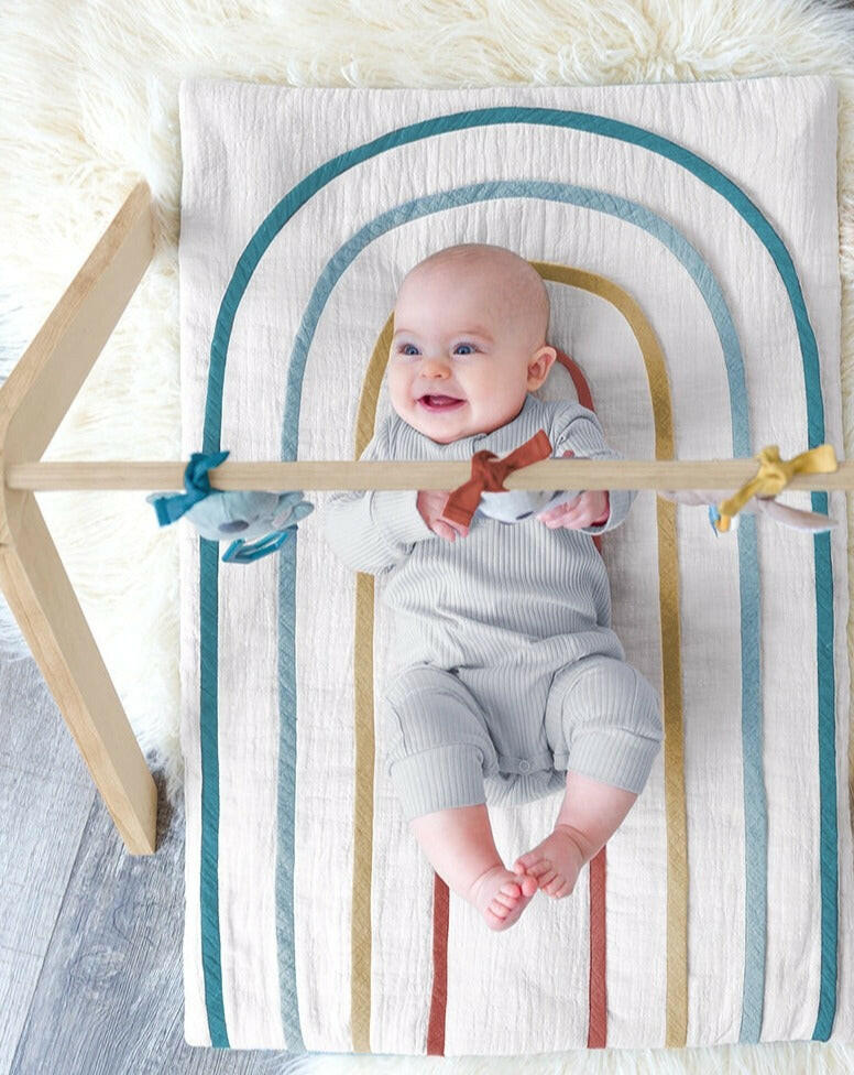 Ritzy Activity Gym™ Wooden Gym with Toys Baby Essentials Itzy Ritzy