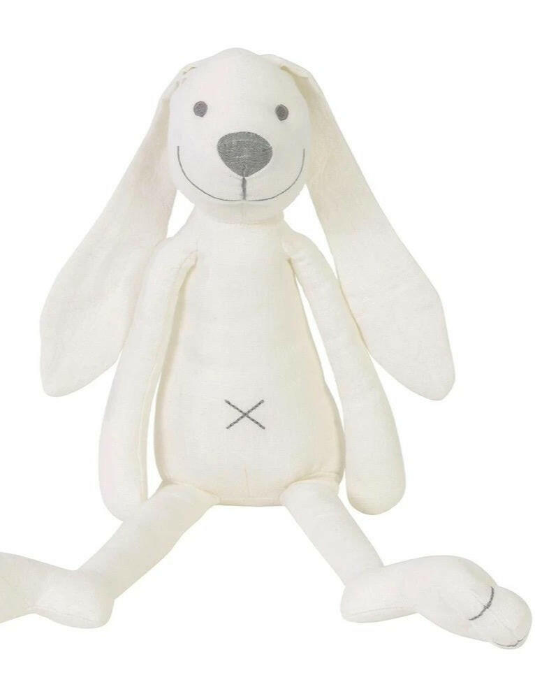 Linen Richie Rabbit by Happy Horse - Ivory Stuffies New Castle Classics