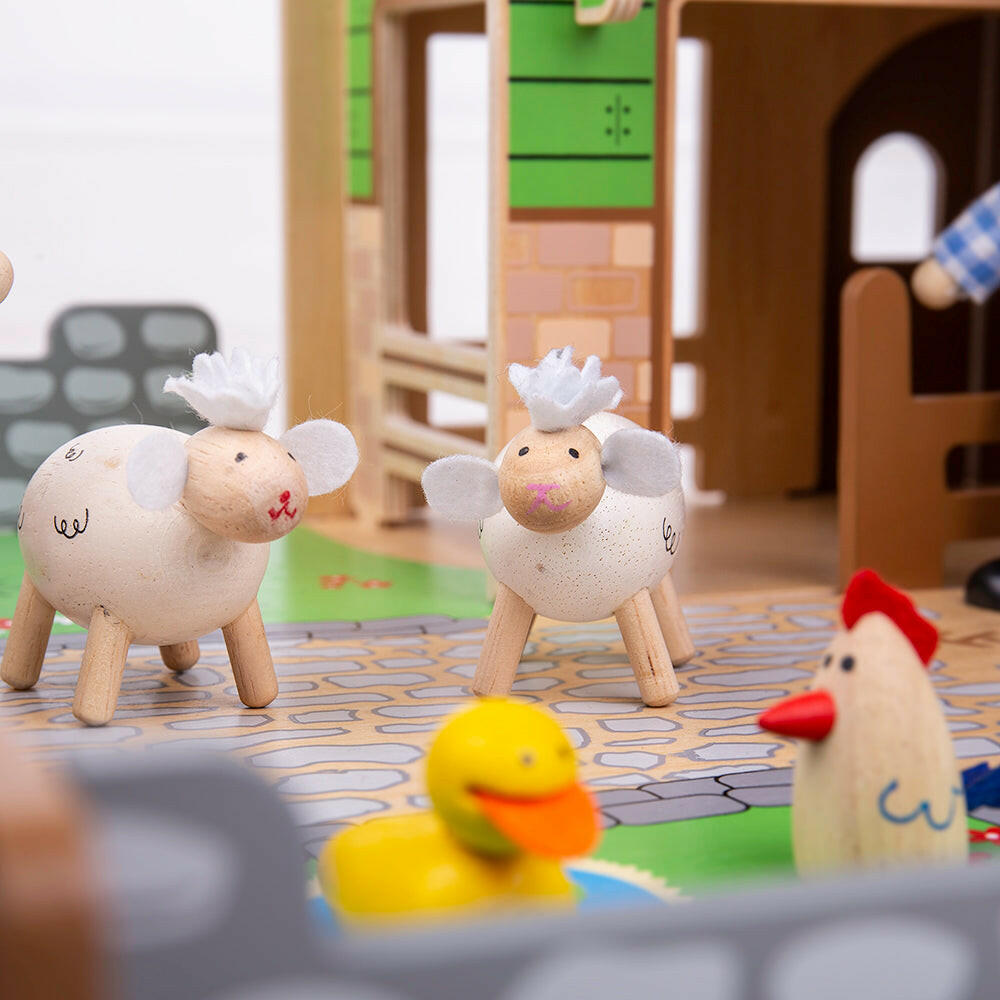 Cobblestone Farm by Bigjigs Toys US Bigjigs Toys US
