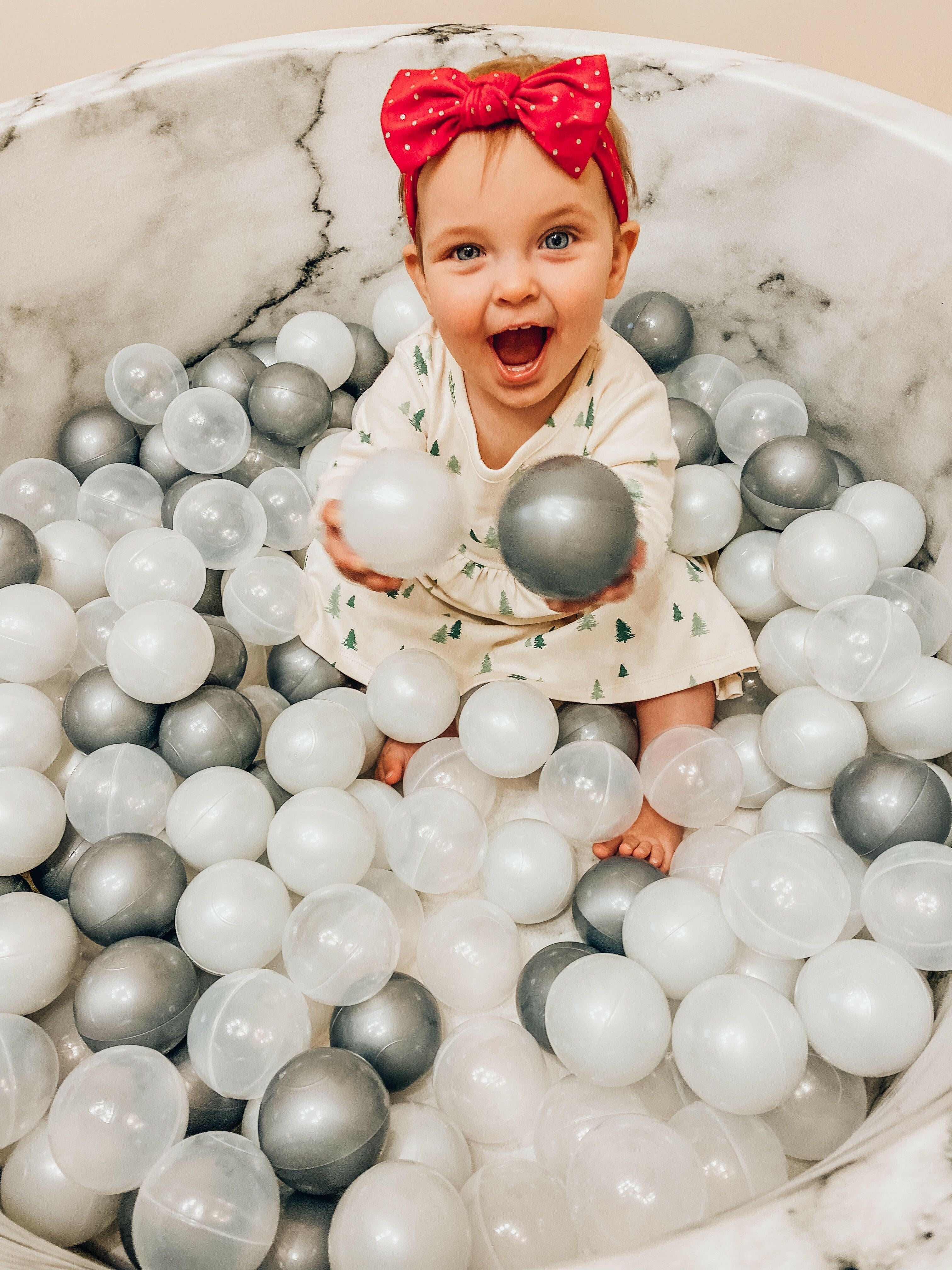 Luxurious Marble Ball Pit + 200 Pit Balls Ball Pit Bundles Little Big Playroom