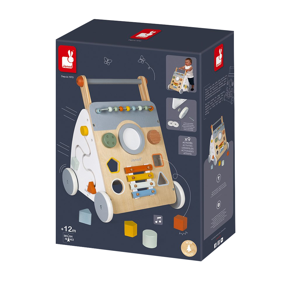 Sweet Cocoon Wooden Multi-Activity Walker Walkers Janod