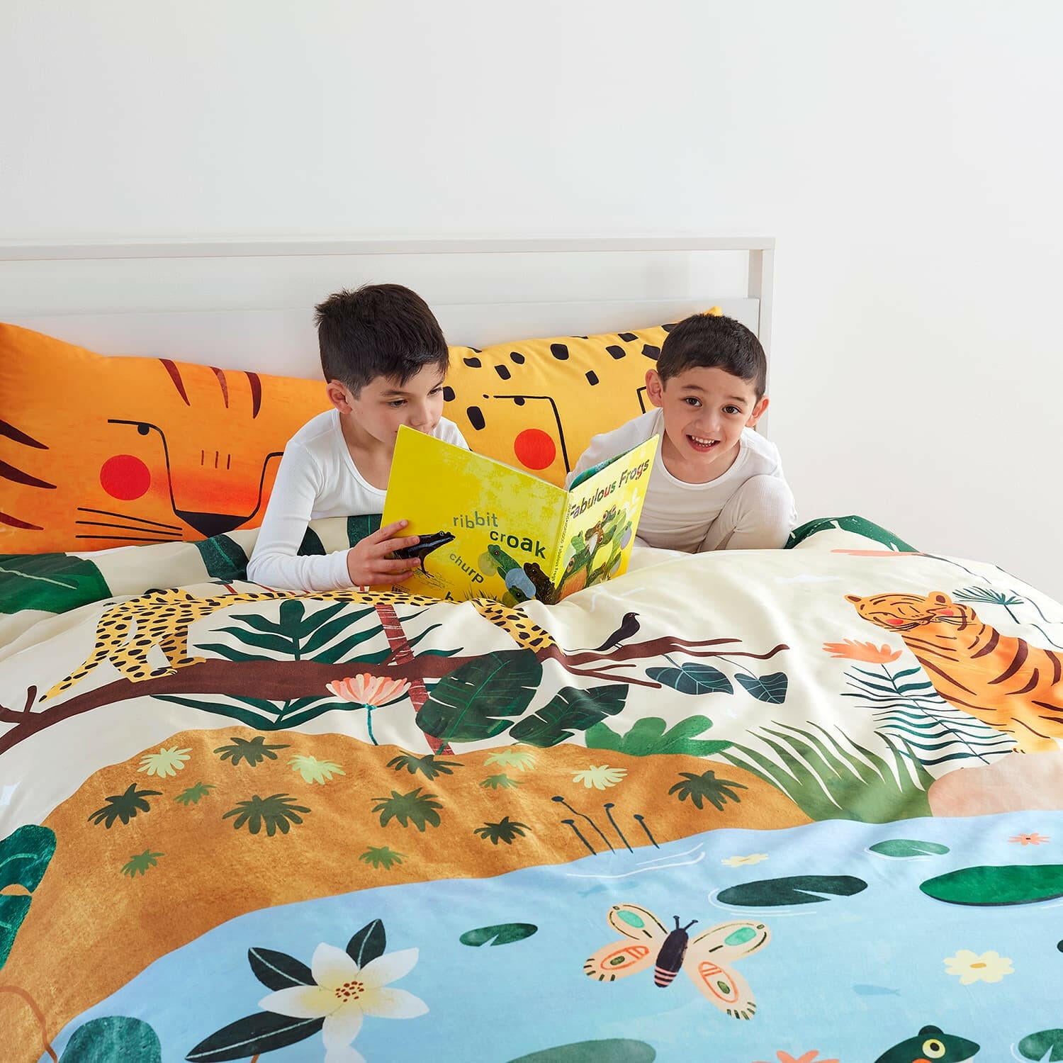 In The Jungle Duvet & Pillowcase Big Kid Bedding Rookie Humans