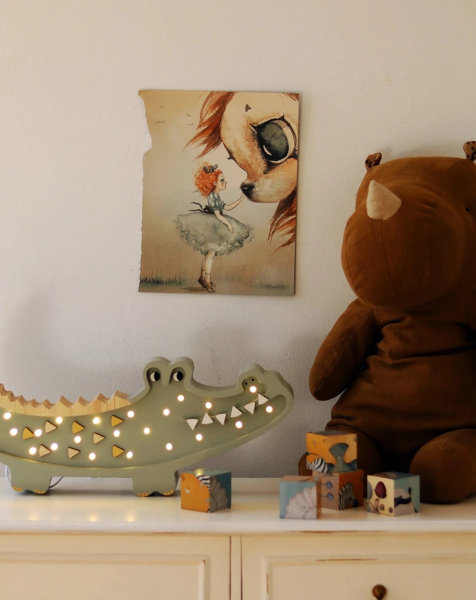 Little Lights Crocodile Lamp Lighting Little Lights