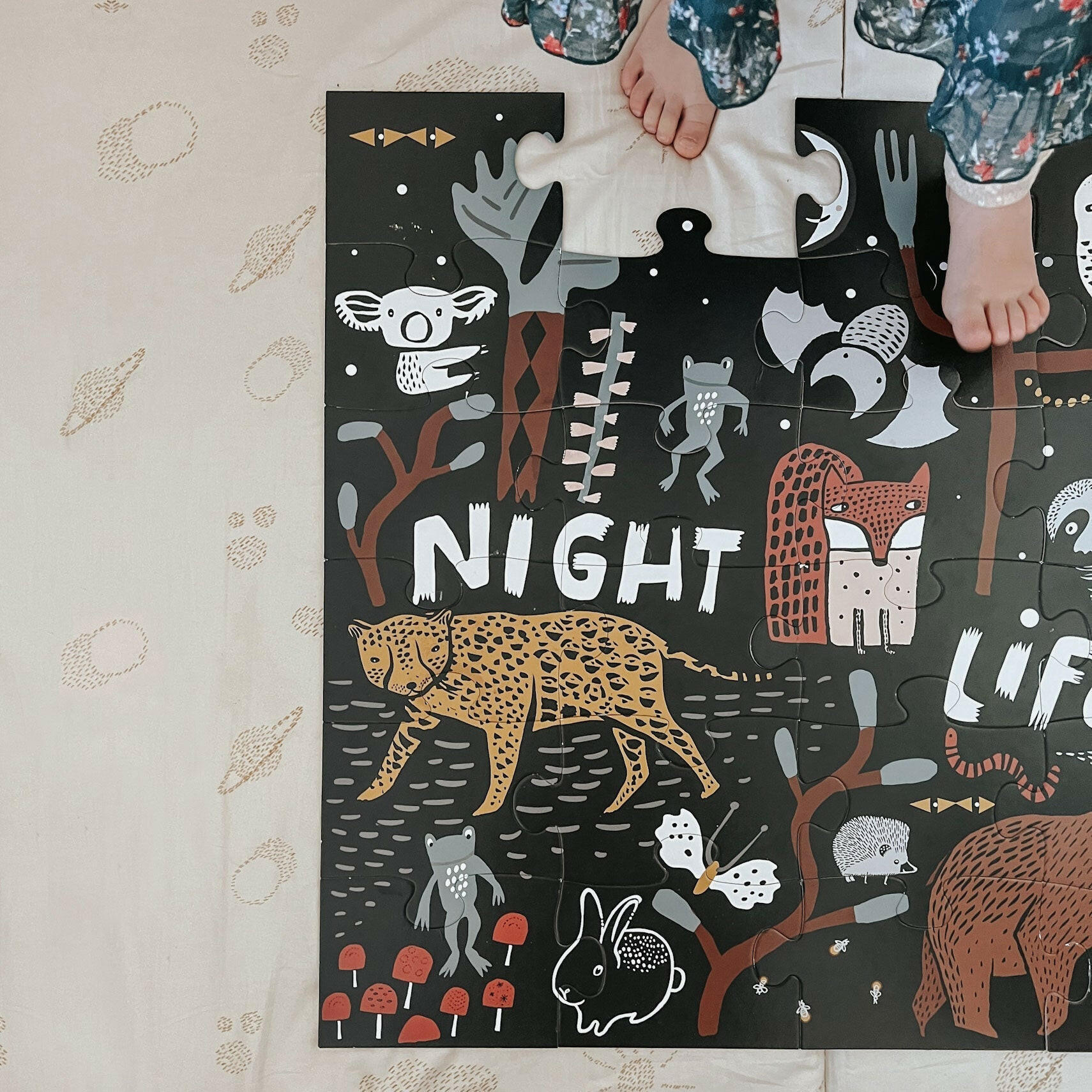 Night Life Floor Puzzle Puzzle Wee Gallery