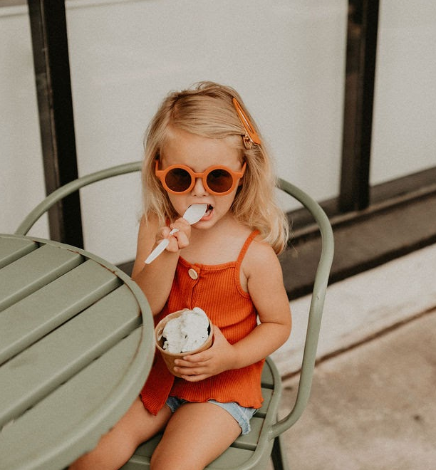 Sustainable Kids Sunglasses - Rust Sunglasses Grech & Co.