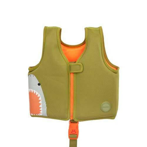 Lifesaver Vest Shark Attack - Olive Outdoor Toys Sunnylife