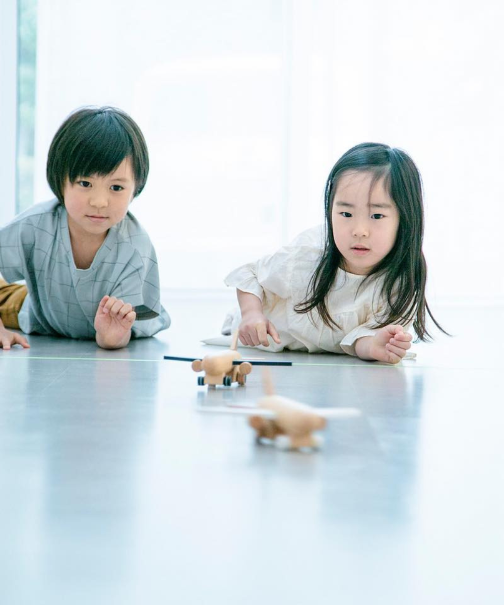 Wooden Hikoki Wind-Up Jet Wooden Toys kiko+ and gg*