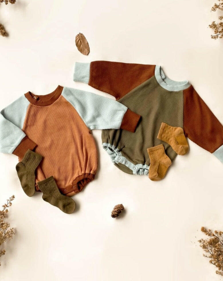Waffle Long Bodysuit Baby Clothing Kleine Tijntje