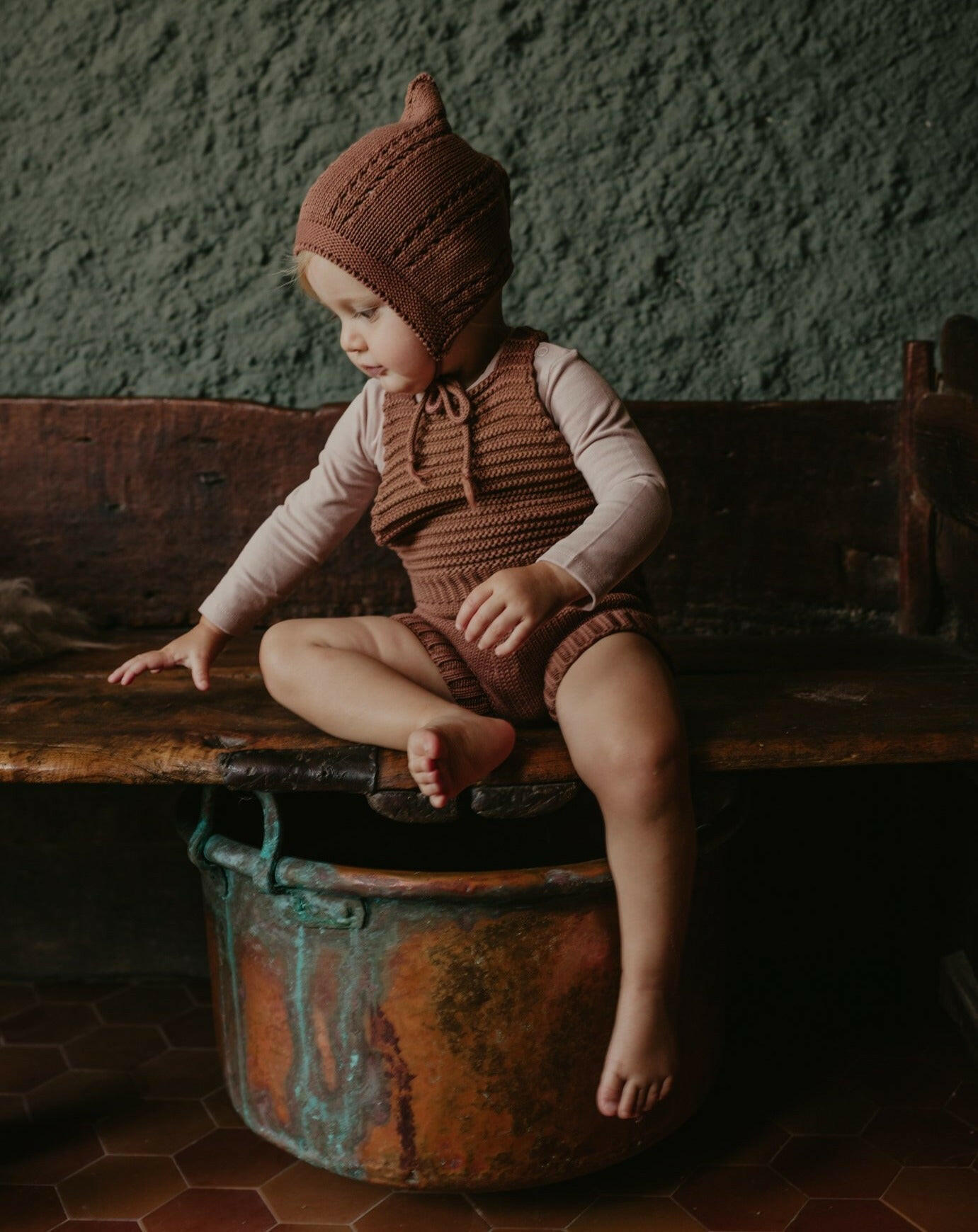 The Knit Romper - Mocha Clothing The Simple Folk