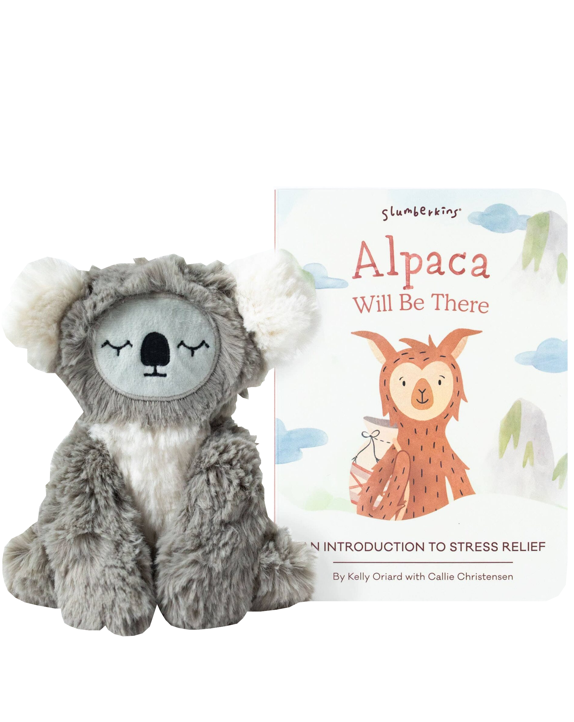 Koala Mini & Alpaca Board Book Bundle Soft Dolls Slumberkins