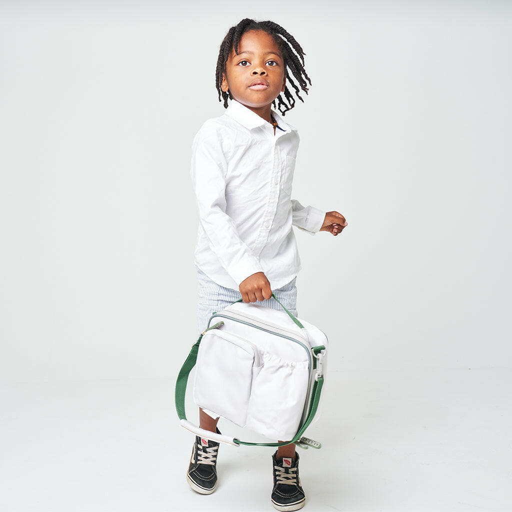 Lunch Bag Neutral Sage Green Austin Baby Collection