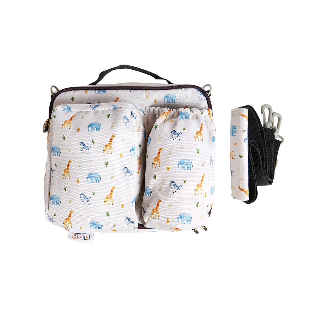 Lunch Bag Safari Warm Cream (Also available at The Container Store) Austin Baby Collection