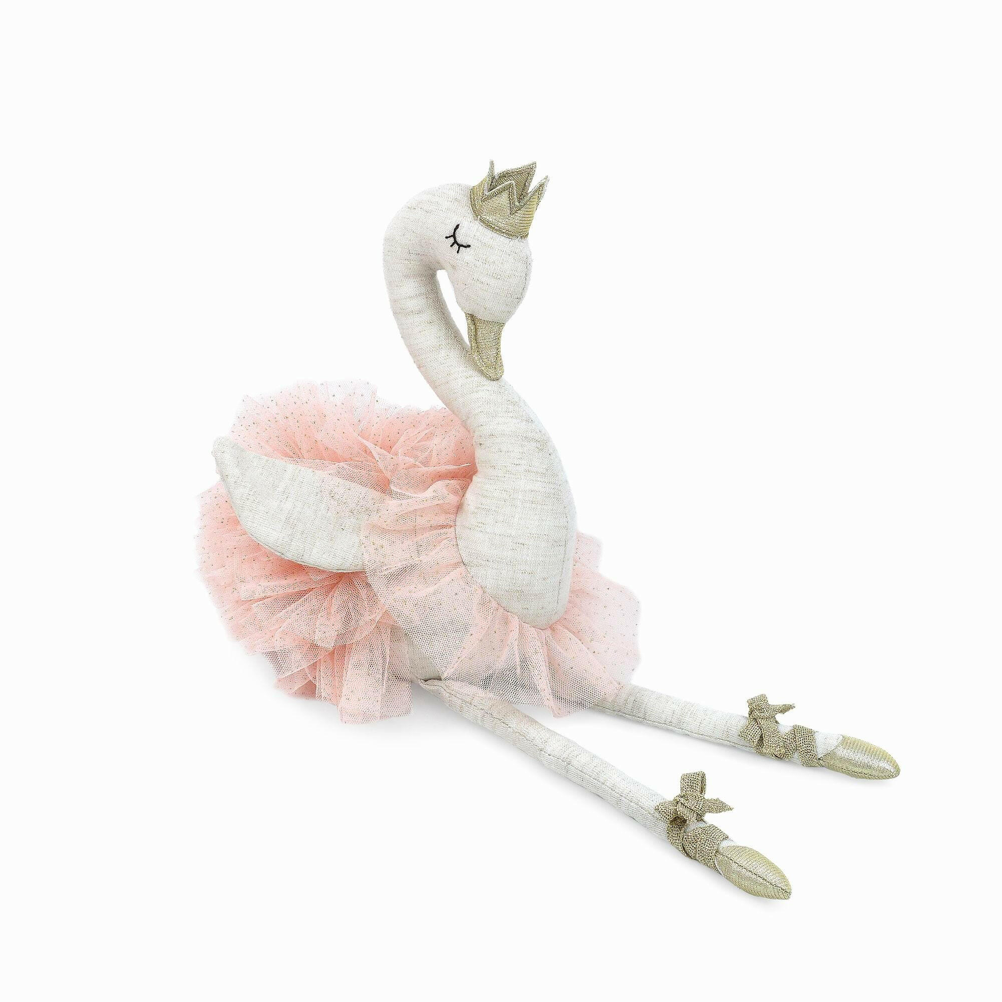 LAYLA BALLERINA SWAN Stuffed Toy MON AMI