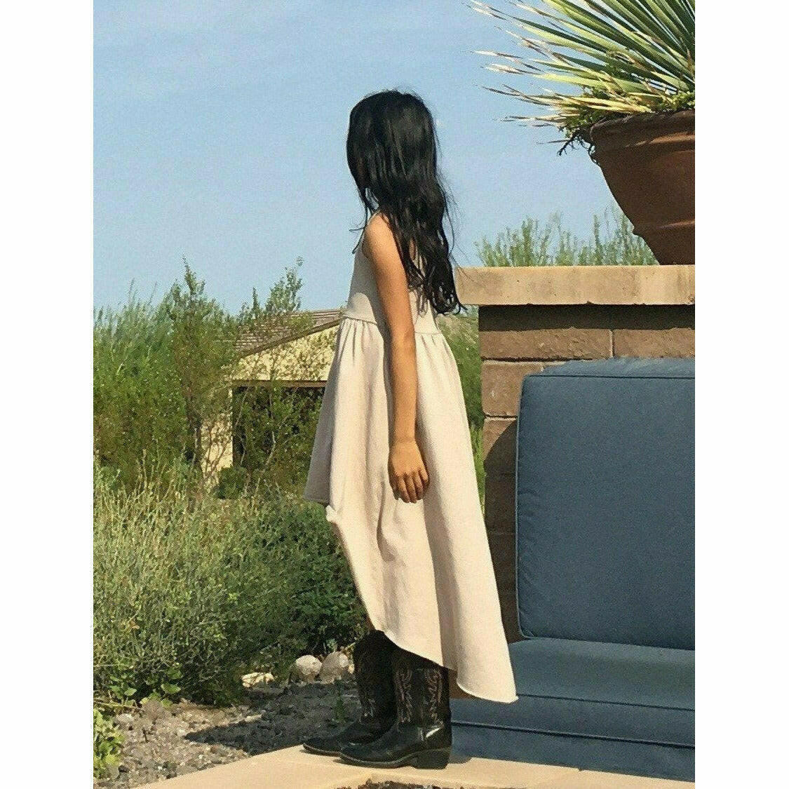 Organic Giselle Dress Tan Dresses Be Mi Los Angeles