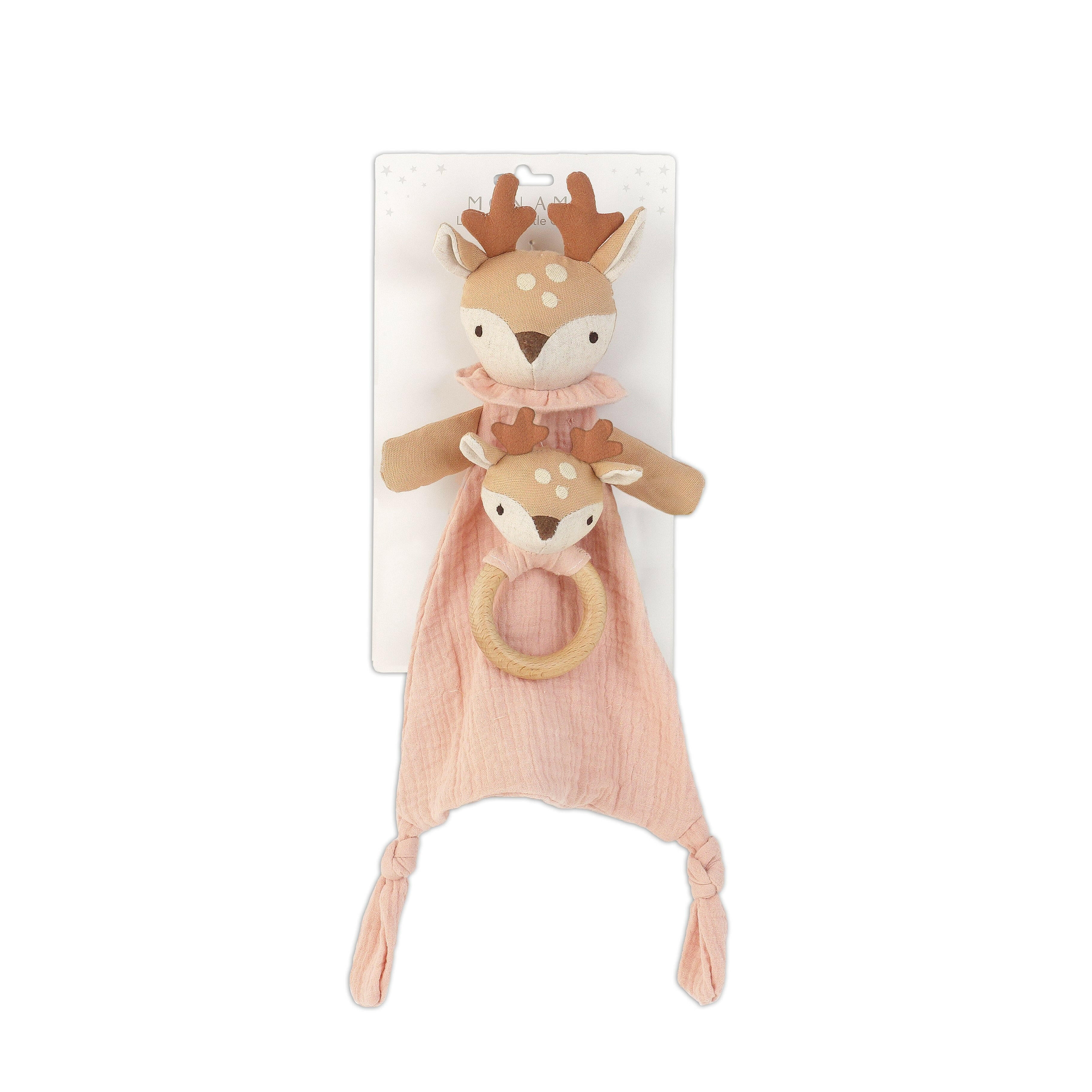 CHARMING FAWN GIFT SET Security Blankie MON AMI