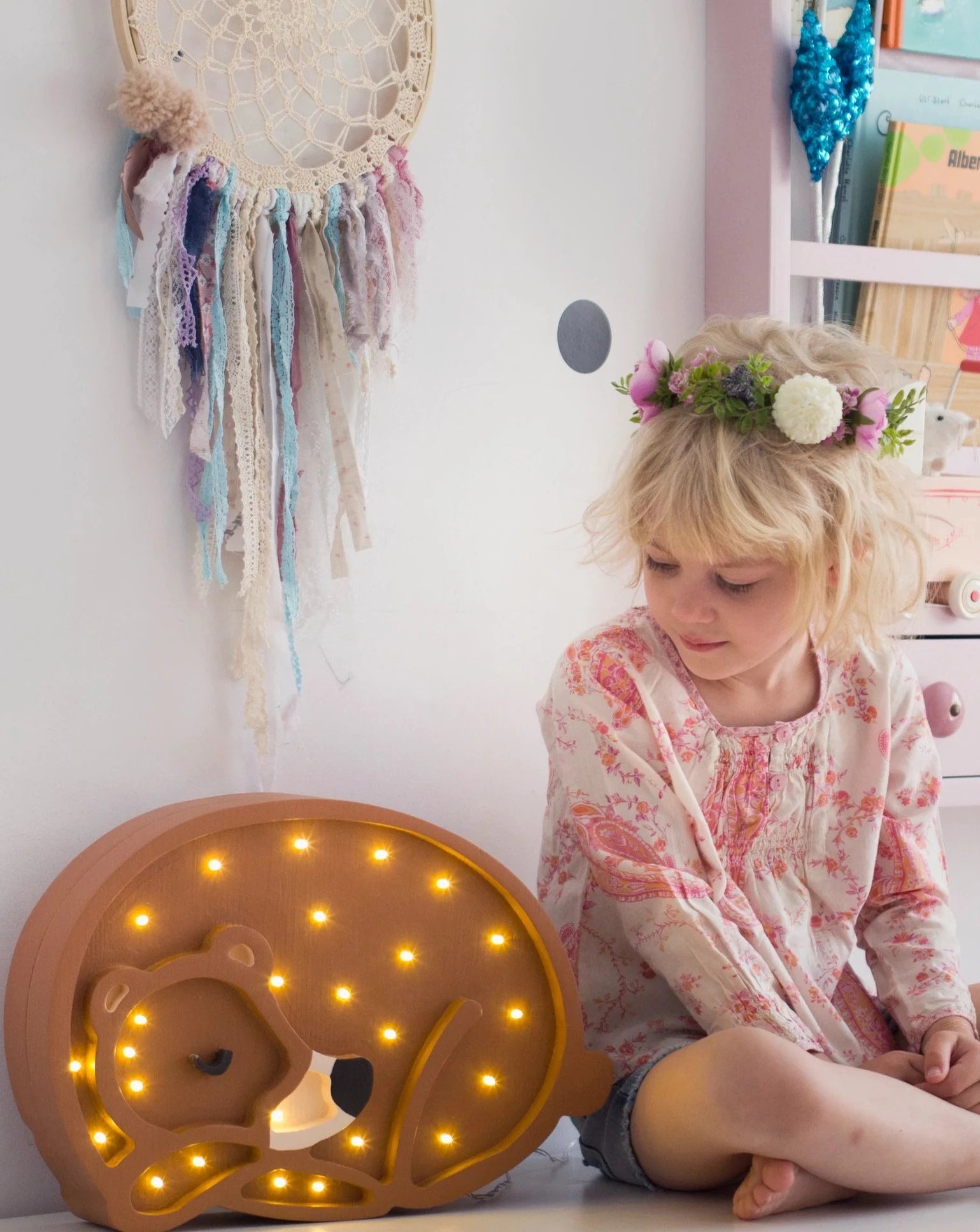 Little Lights Sleeping Bear Lamp Lighting Little Lights