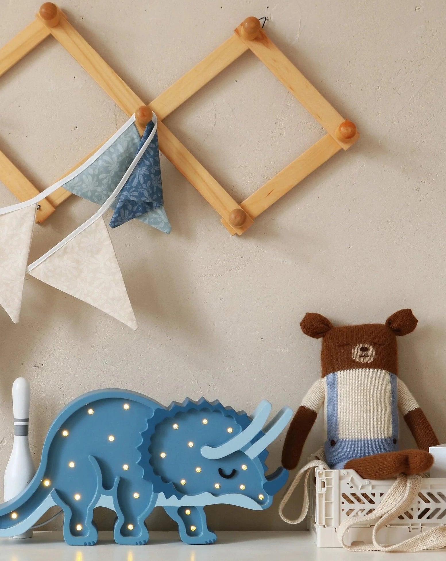 Triceratops Lamp Lighting Little Lights