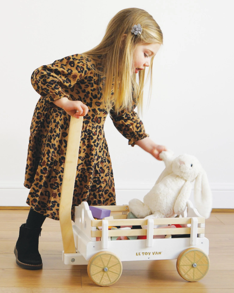 Le Toy Van Pull Along Wooden Wagon Walkers Le Toy Van
