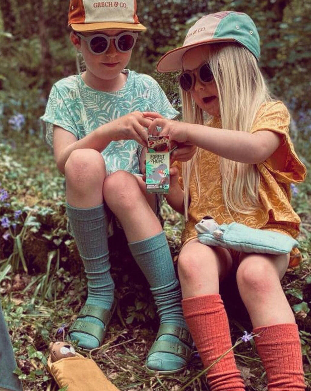 Organic Cotton Knee High Socks - Rust Socks Grech & Co.