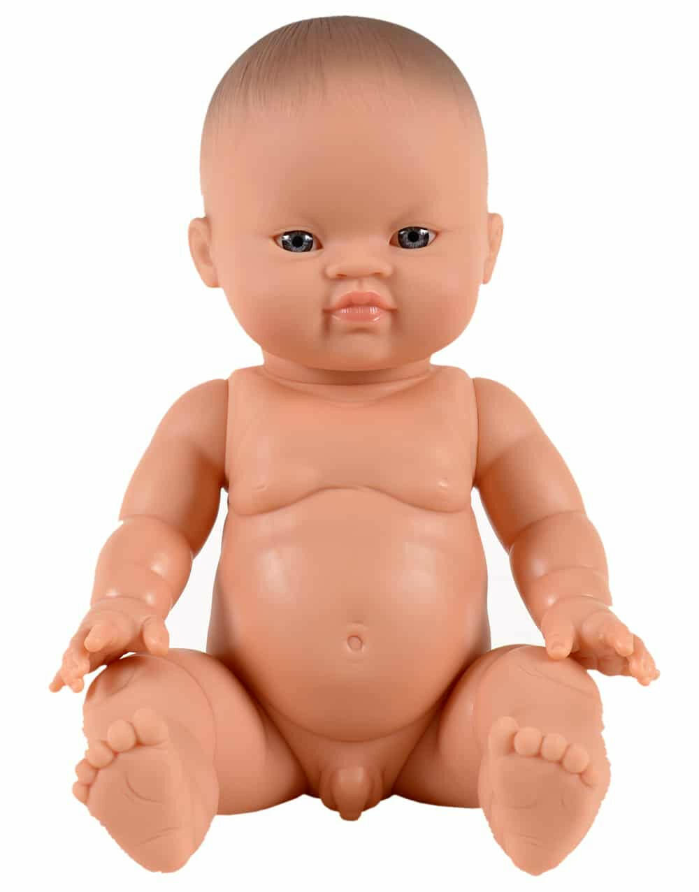 MiniKane Little Asian Baby Boy Doll - Blue Eyes Dolls Minikane