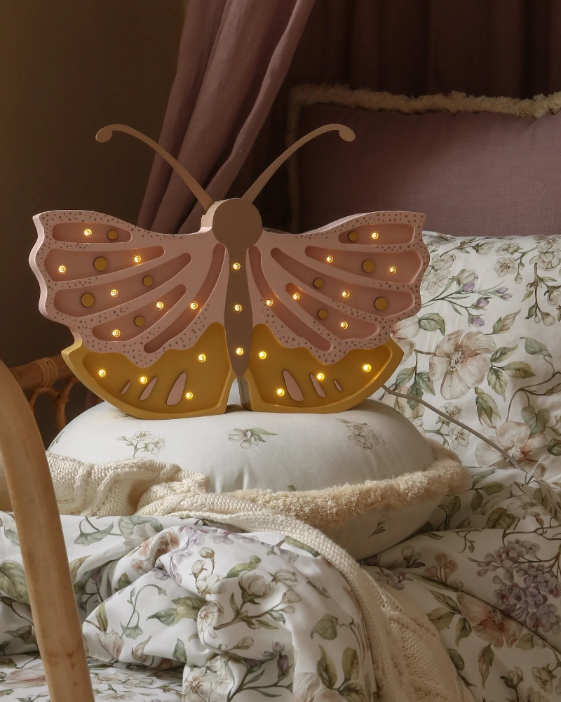 Little Lights Butterfly Lamp Lighting Little Lights Honey Rose