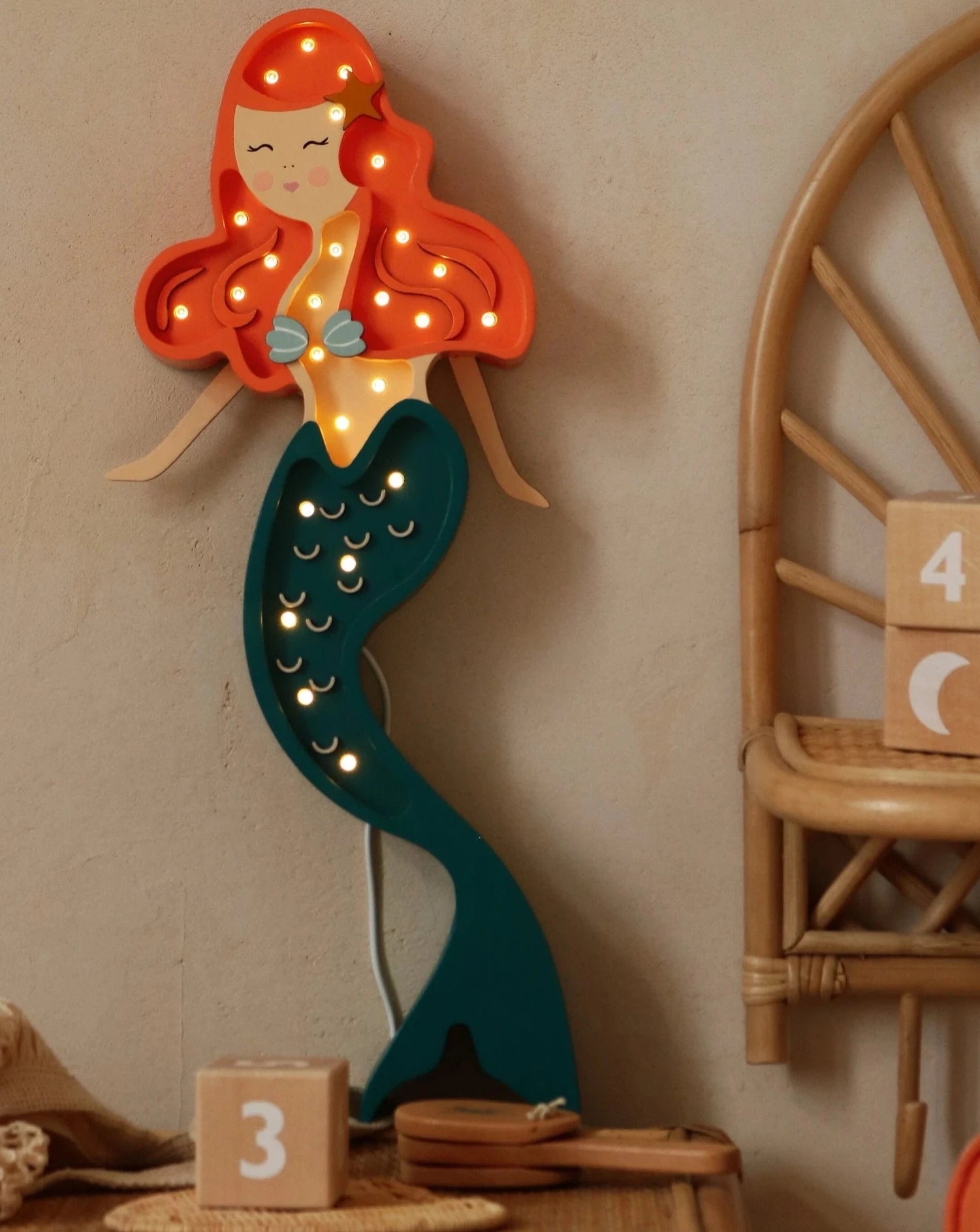 Mermaid Lamp Lighting Little Lights