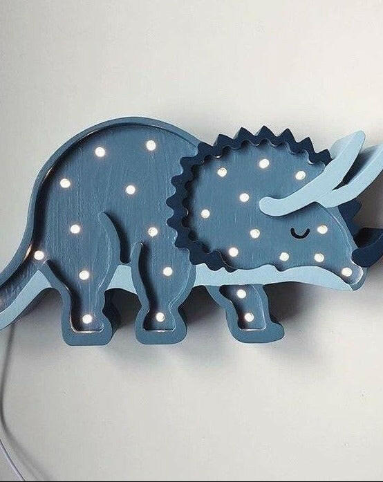 Triceratops Lamp Lighting Little Lights
