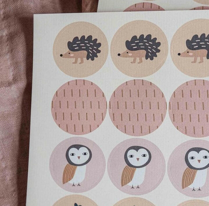 Woodland Sticker Set Decorative Stickers Little Otja