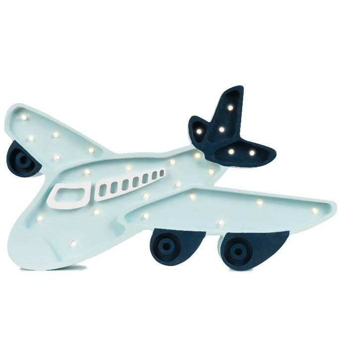 Plane Lamp Lighting Little Lights Blue