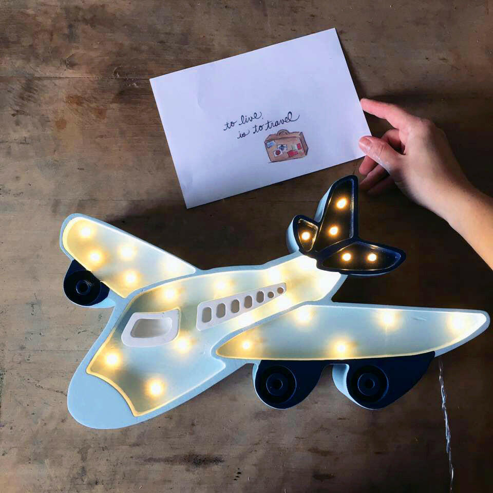 Little Lights Airplane Lamp Baby & Toddler Little Lights US