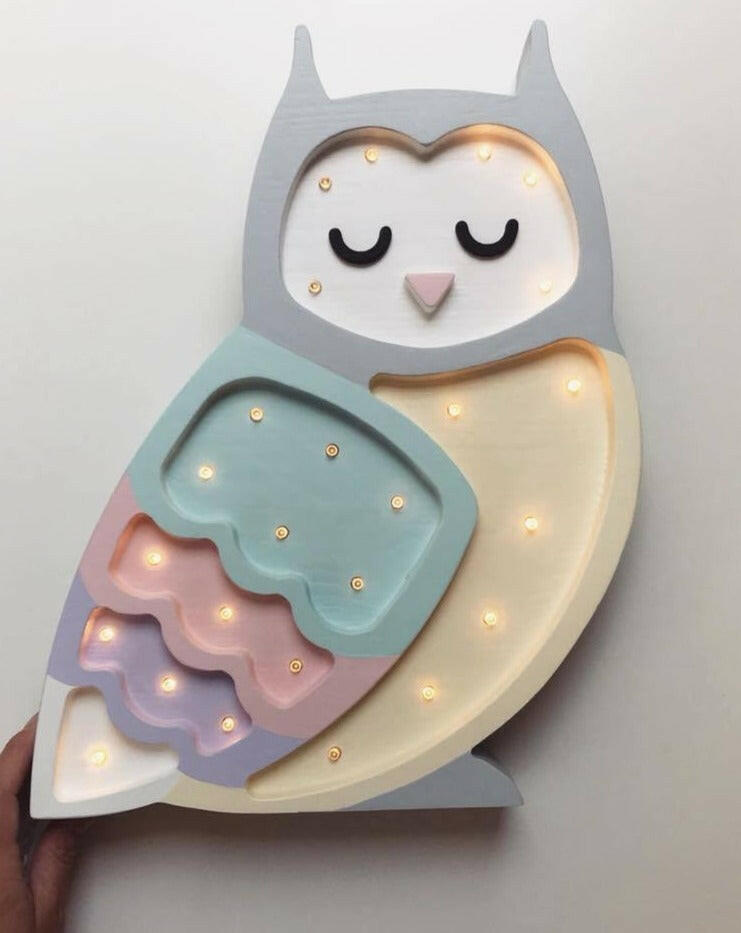 Owl Lamp Lighting Little Lights