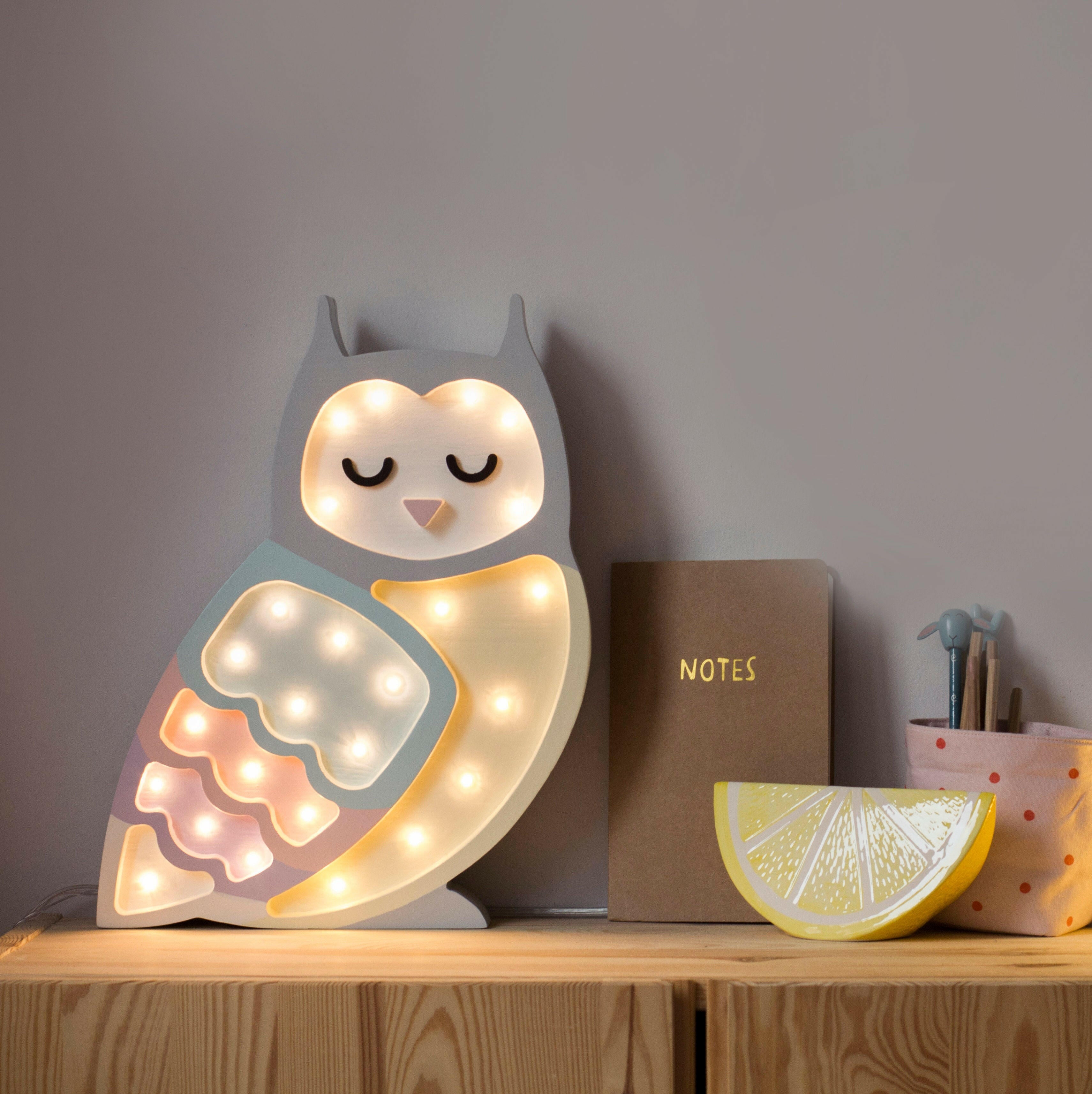 Little Lights Owl Lamp Little Lights US