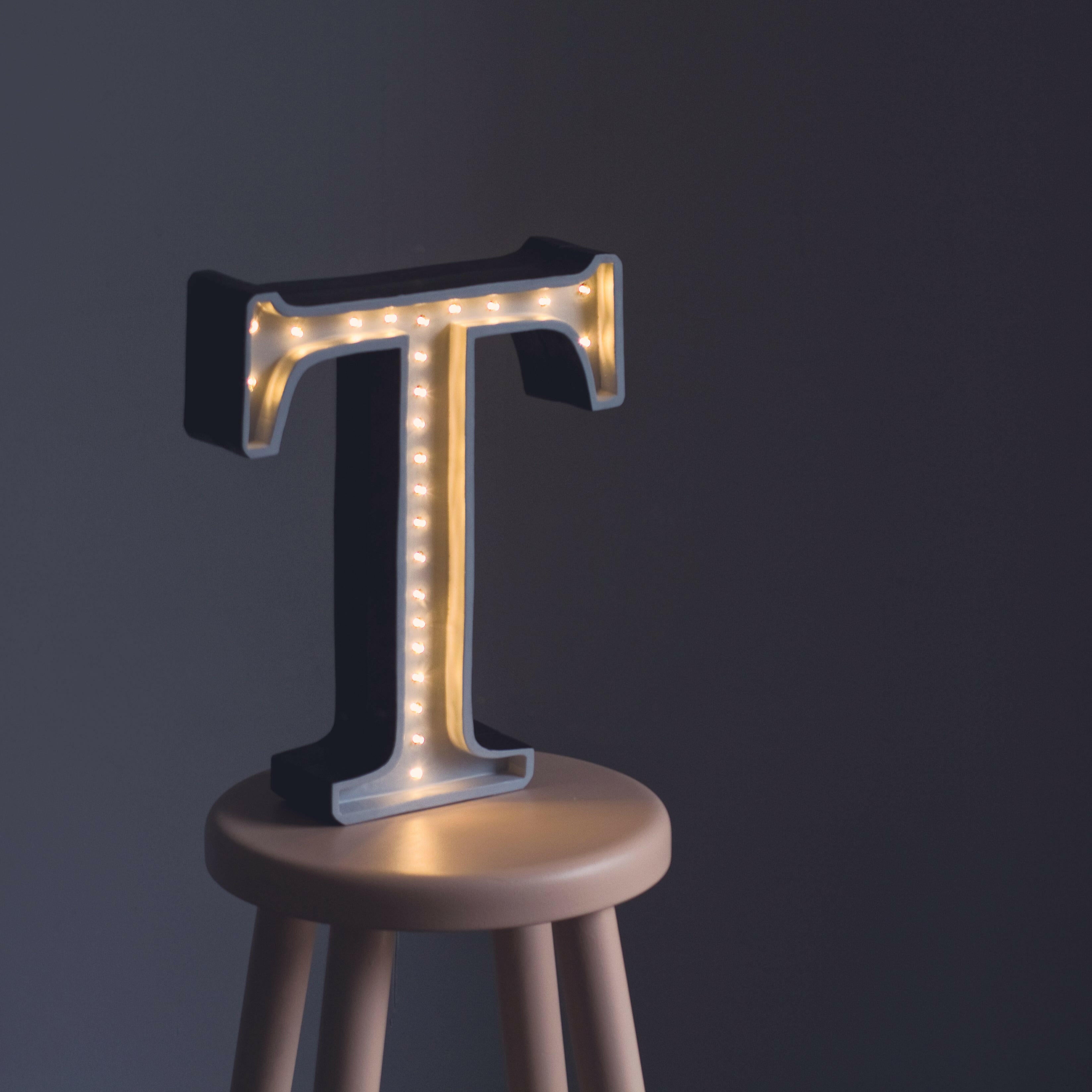 Little Lights Letter Lamps A-Z Little Lights US T
