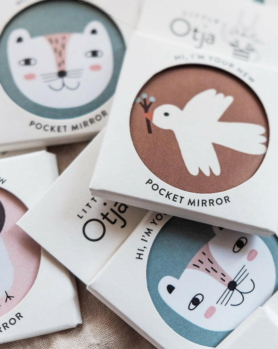 Beautiful Birdie Pocket Mirror Mirrors Little Otja