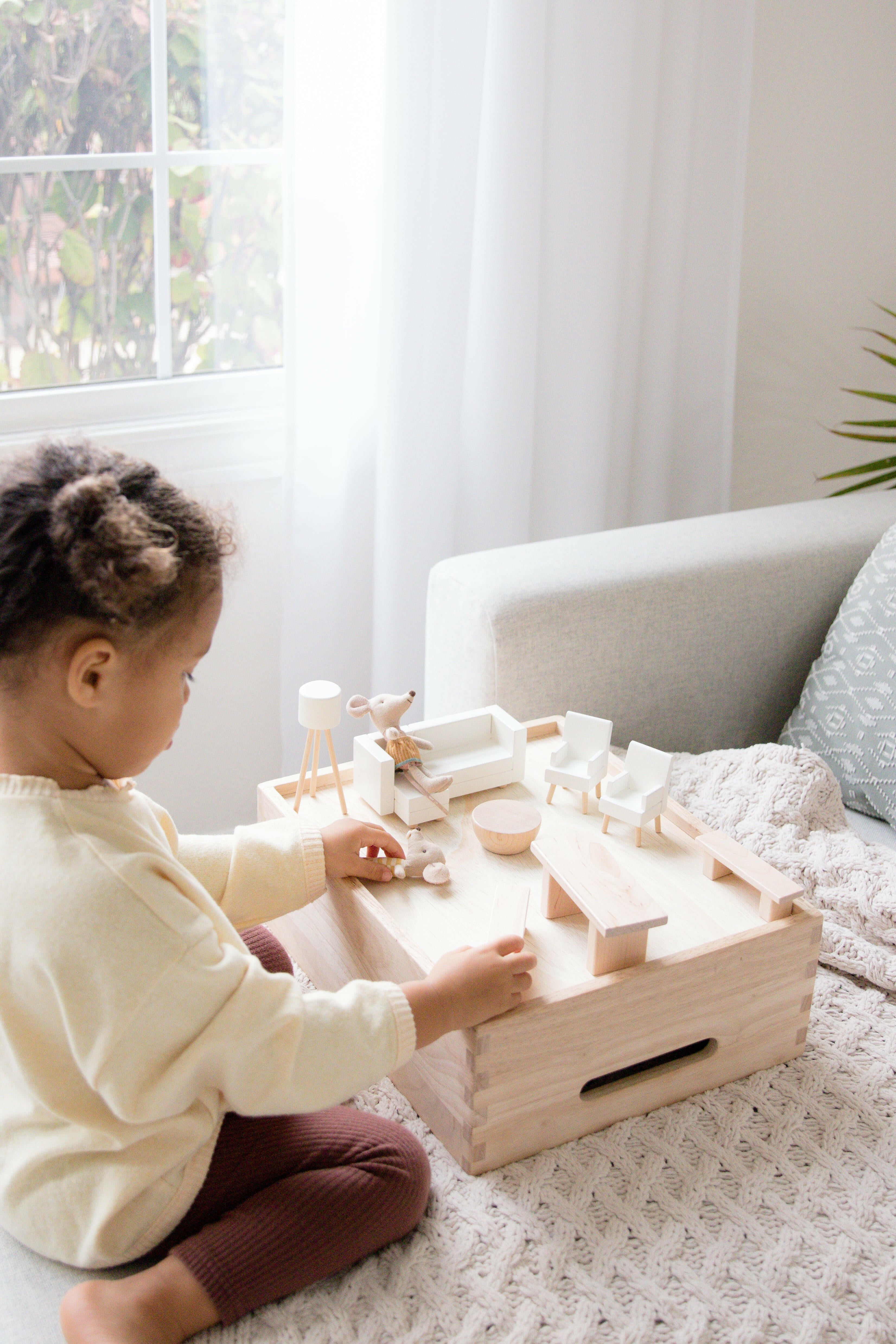 Living Room Dollhouse Furniture Set Dollhouse Milton & Goose