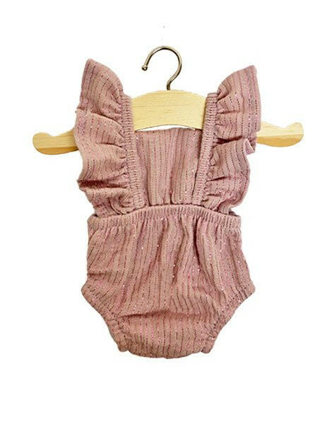 Minikane Doll Romper Lurex Rose Doll Clothing Minikane