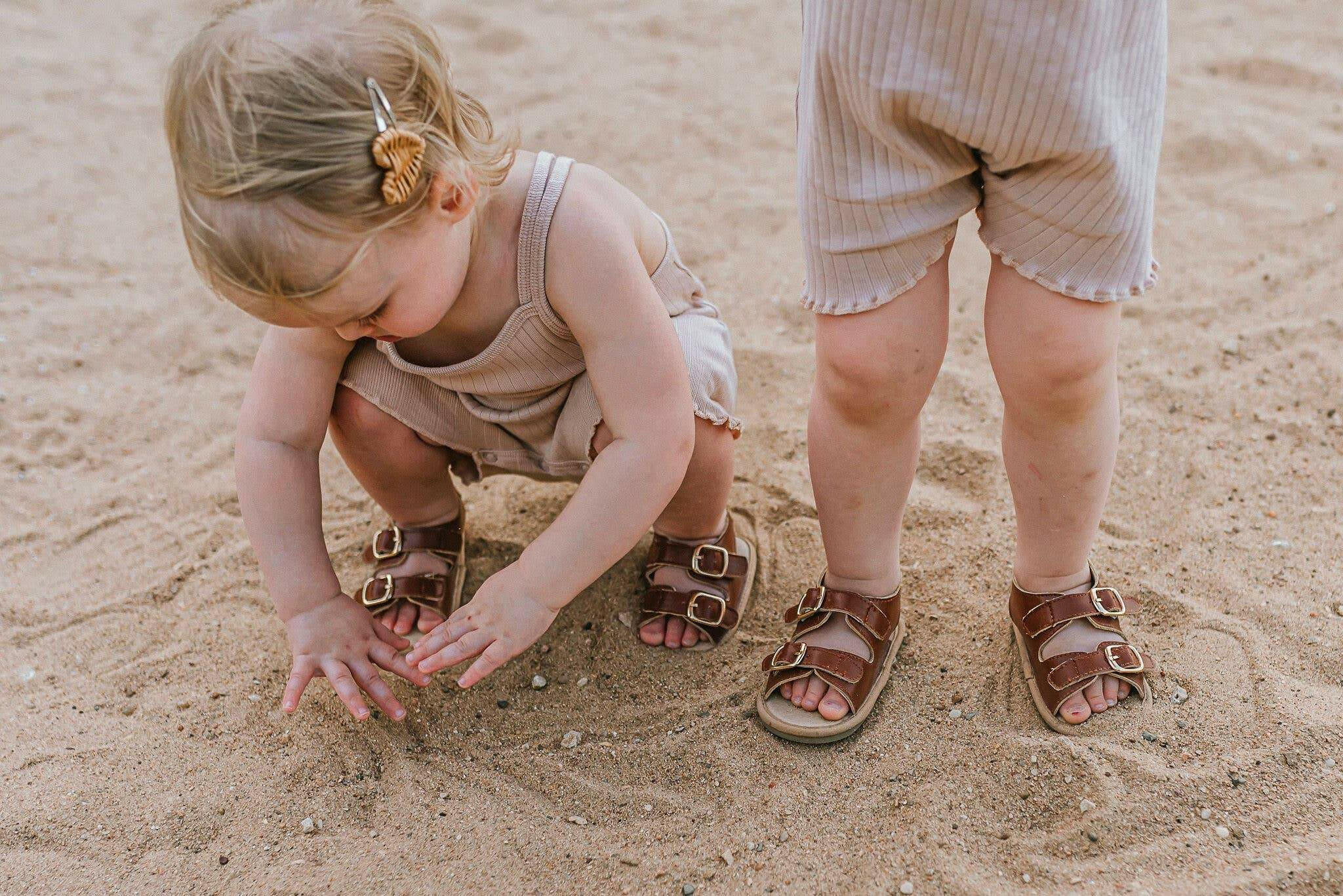 Brown Charley Sandals Shoes Little Love Bug Co.