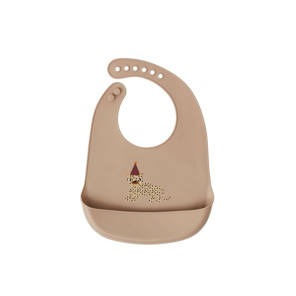 Bib Leopard, Set Of 2 Feeding OYOY