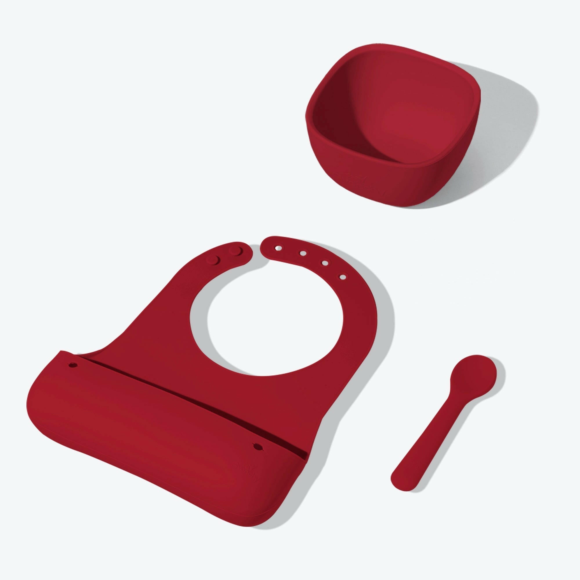 Avanchy Early Feeding Baby Gift Set Baby Feeding Avanchy Sustainable Baby Dishware Magenta Silicone Bowl