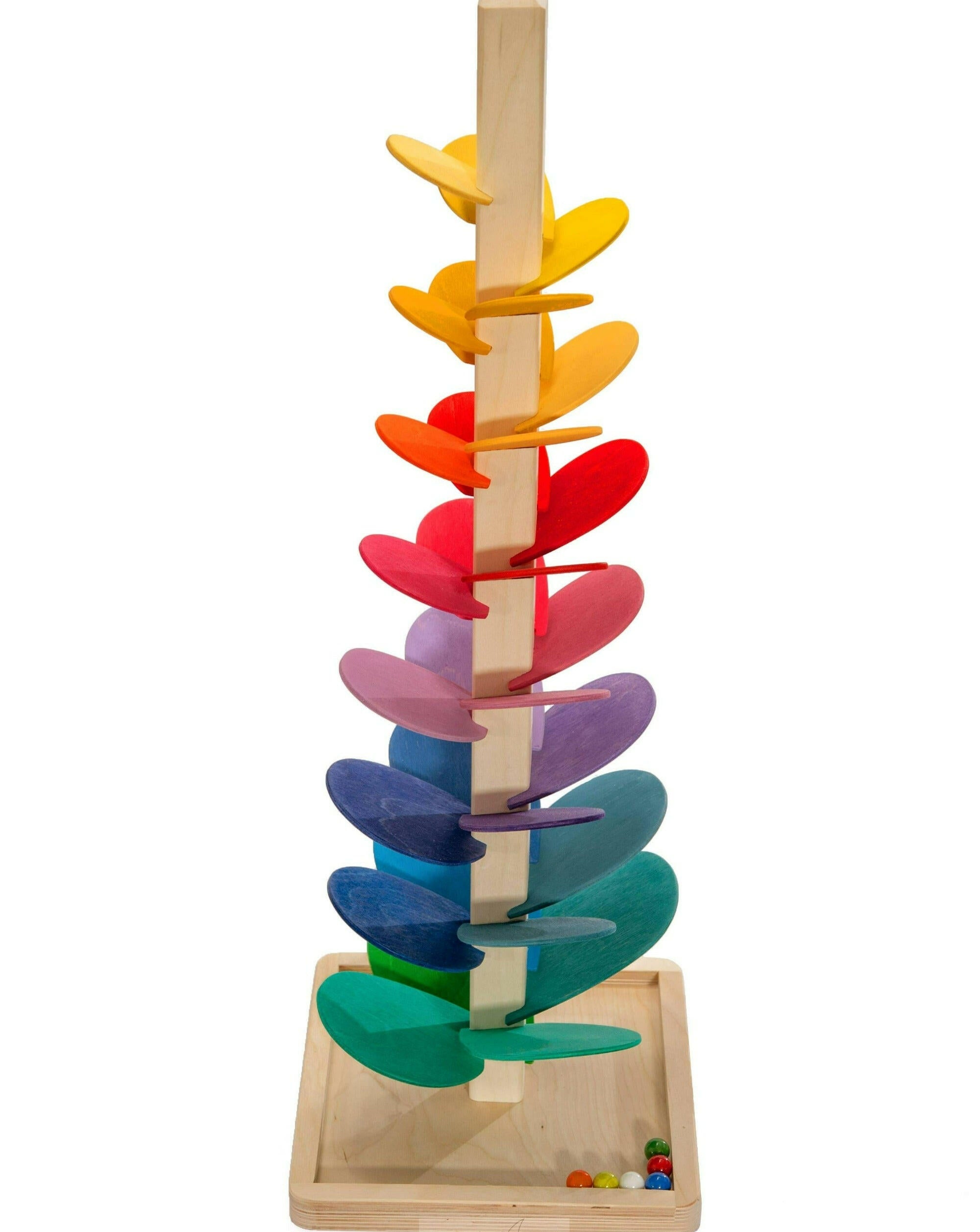 Rainbow Marble Tree Kids Toys Magic Wood