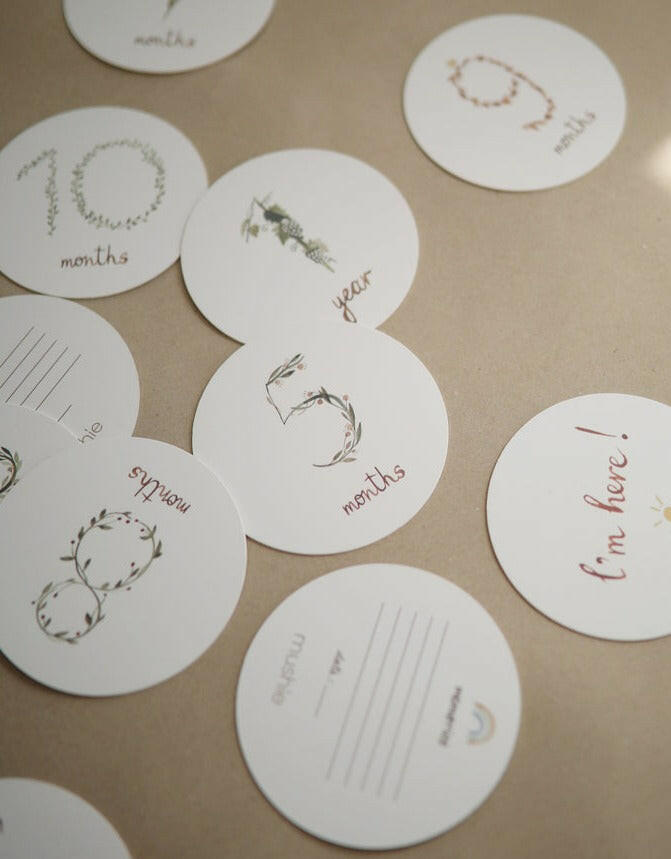 Milestone Cards Baby Essentials Mushie