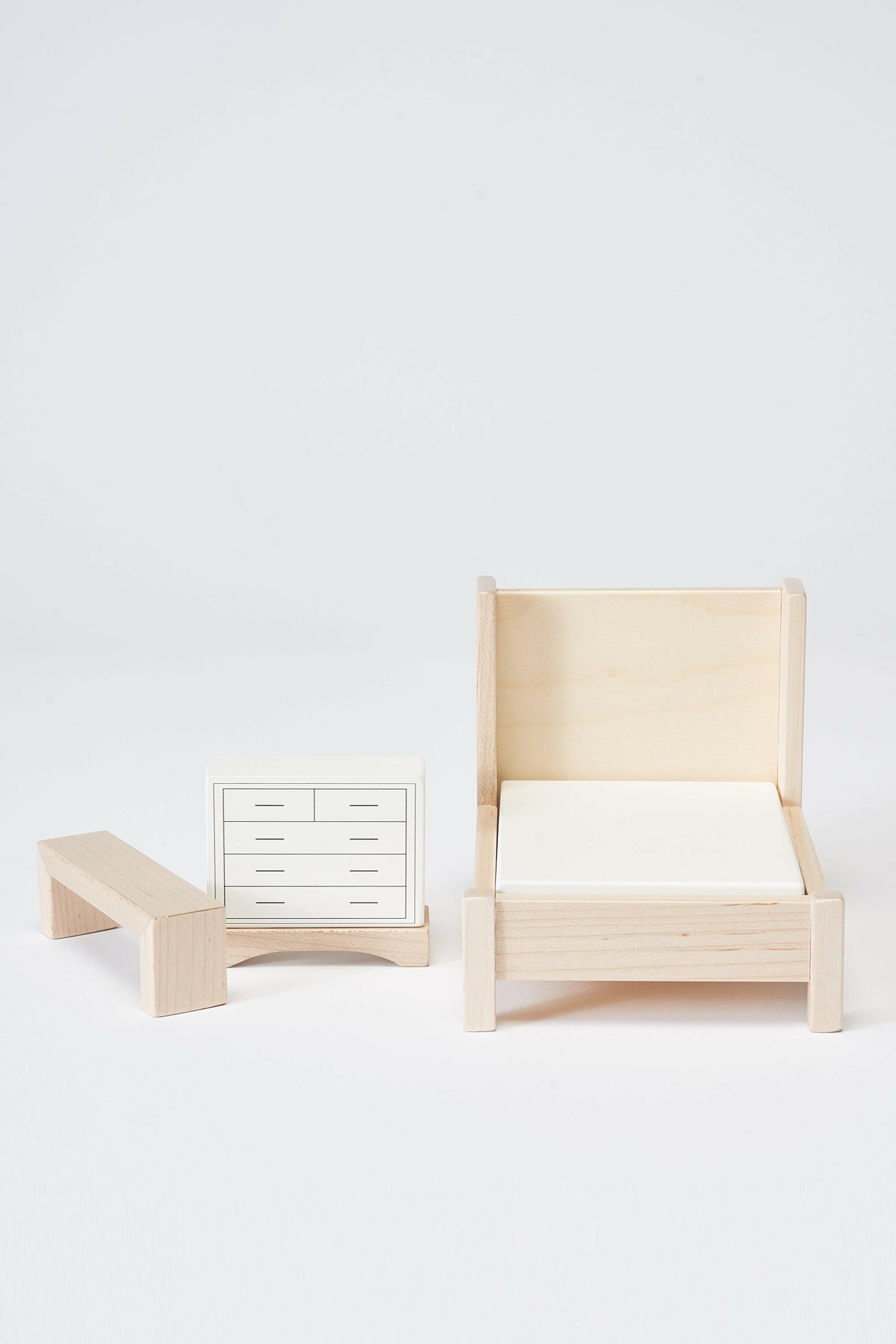 Bedroom Dollhouse Furniture Set Dollhouse Milton & Goose