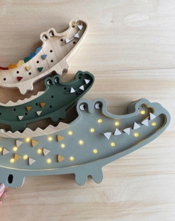 Little Lights Mini Crocodile Lamp Lighting Little Lights